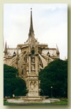 Rear View: Notre Dame - Paris, France.
